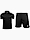A(z) adidas dziecięcy strój sportowy koszulka spodenki Squadra 21 Polo GK9558/GN5767 termékváltozat képe