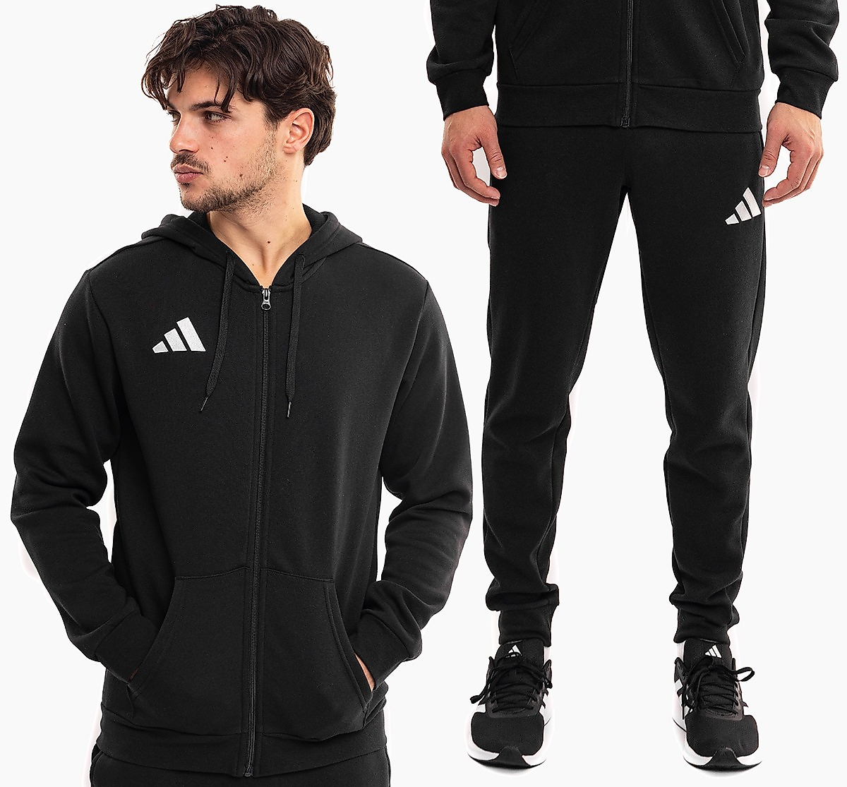 adidas Férfi melegítő Entrada 26 Full Zip Hoody KF5945/JZ9138