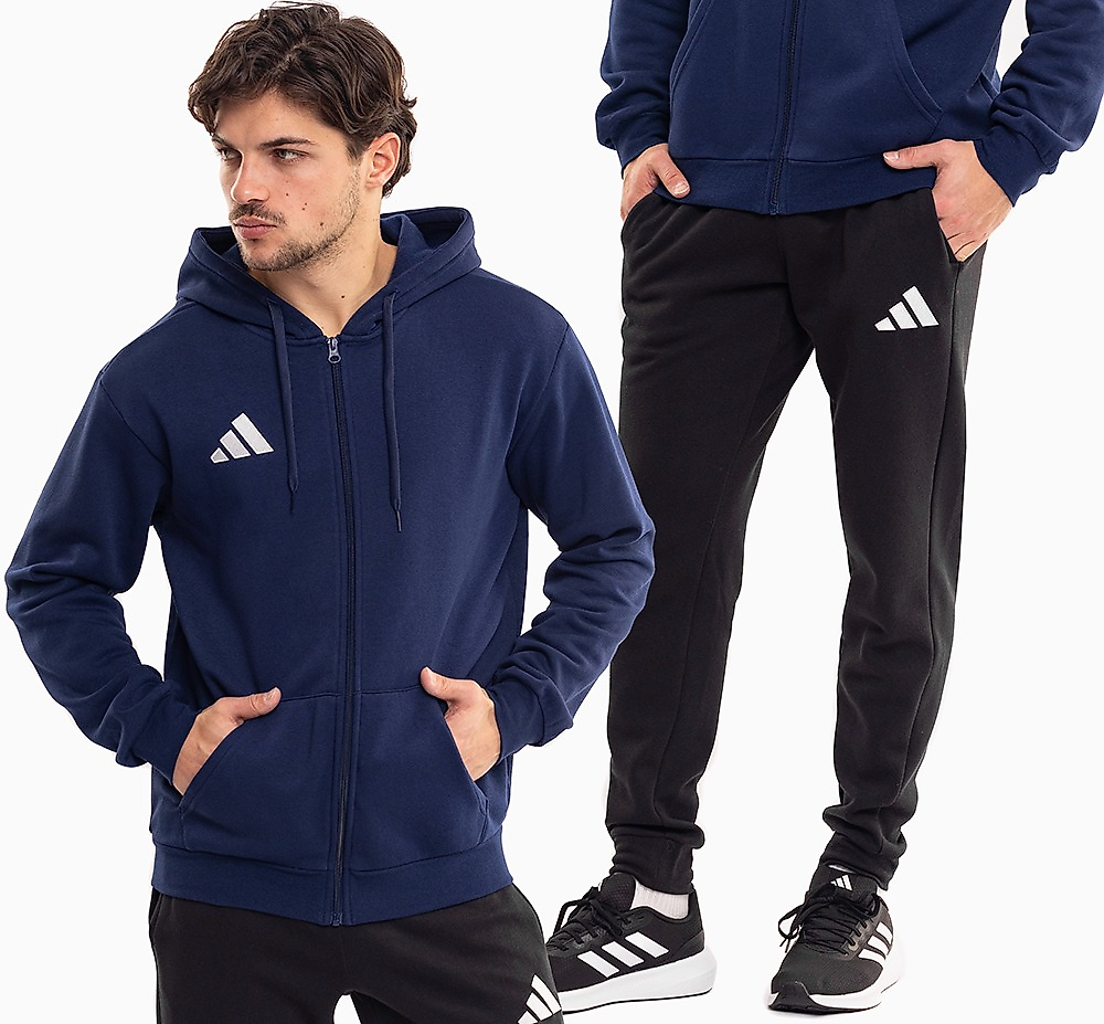 adidas Férfi tréningruha Entrada 26 Full Zip Hoody KF5946/JZ9138