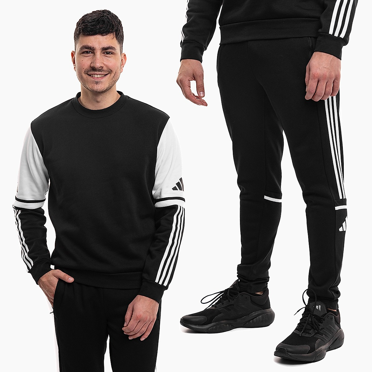 adidas Férfi melegítő szett Squadra 25 Sweat Crew JE2780/JE2765