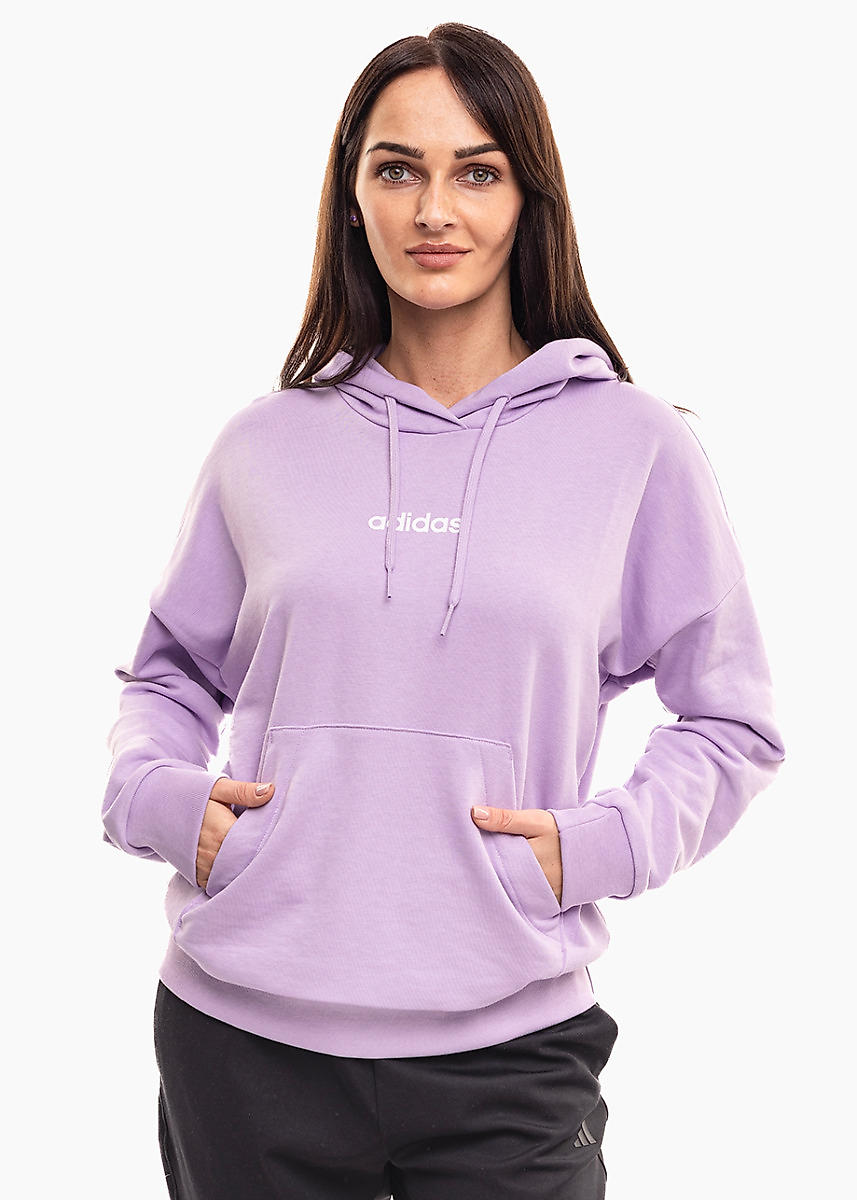 adidas Női pulóver Essentials Linear French Terry Hoodie JY0036
