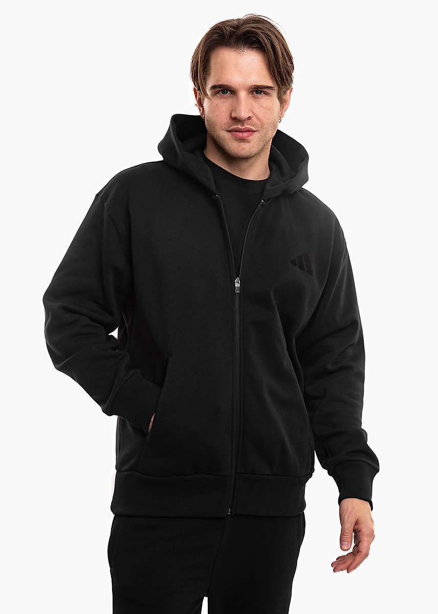 adidas Férfi pulóver All Szn Fleece Full-Zip Hoodie IX1249