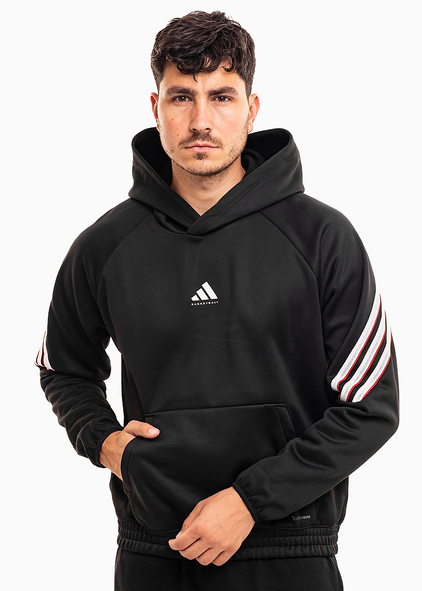 adidas Férfi pulóver Basketball Crazy Warm Hoody JN2491