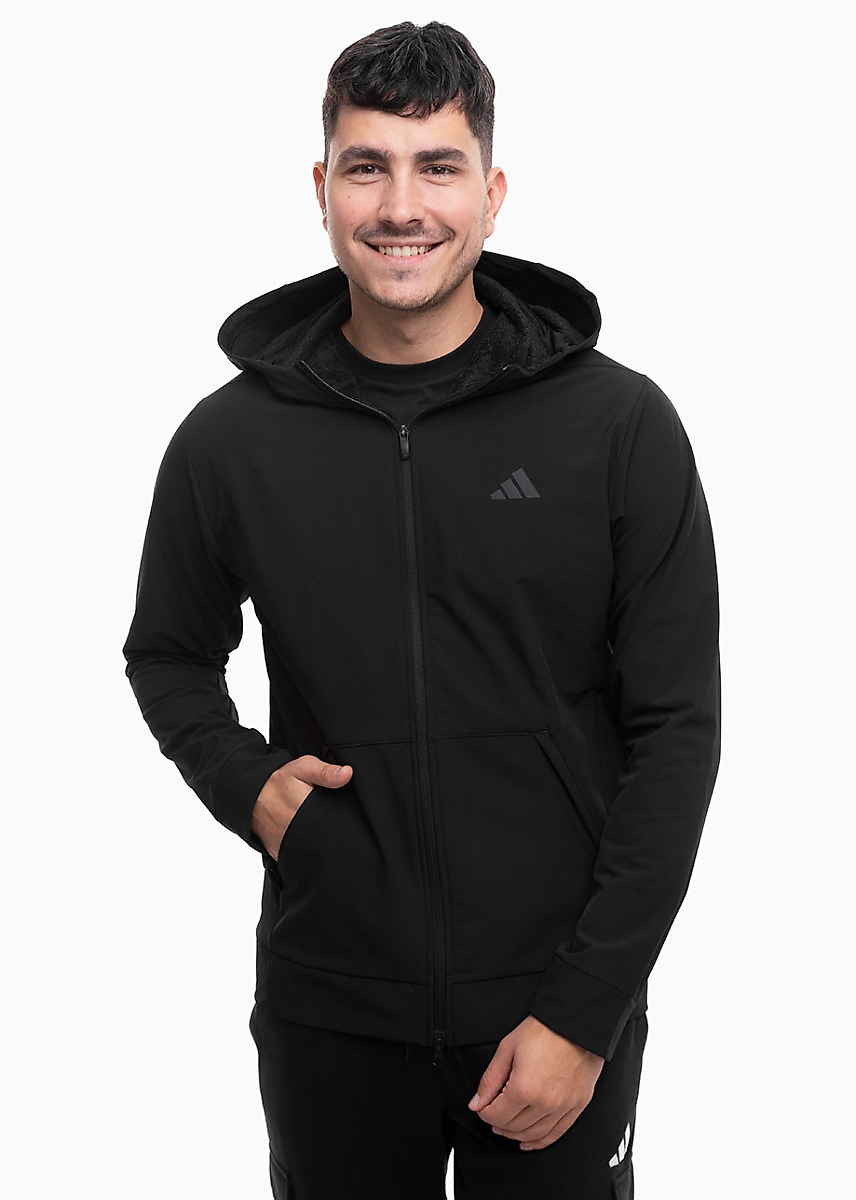 adidas Férfi pulóver Designed for Training COLD.RDY Full-Zip Hoodie IN5607