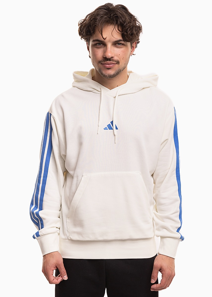 adidas Férfi pulóver Essentials 3-Stripes French Terry Hoodie KD4901