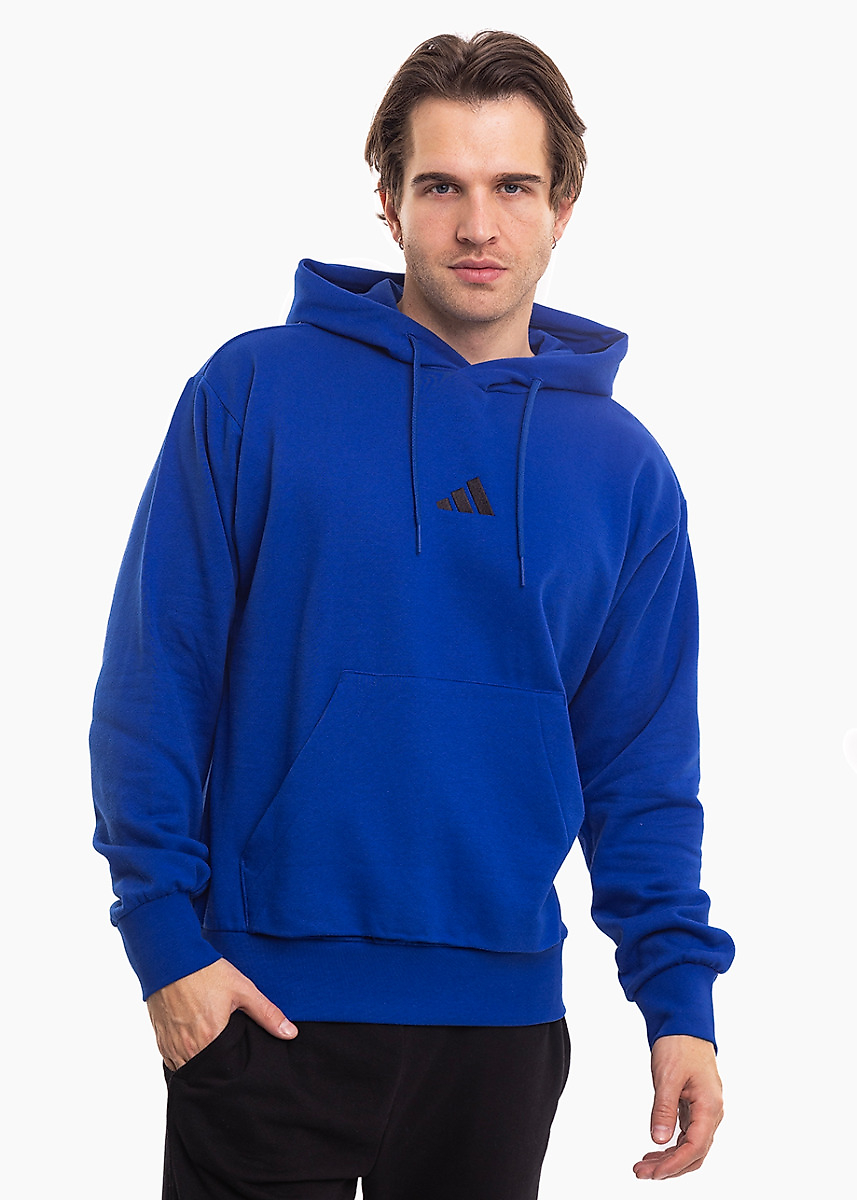 adidas Férfi pulóver Essentials Feelcozy Fleece Hoodie JE3800