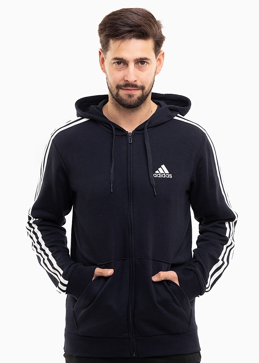 adidas Bluza Męska Essentials Full-Zip Hoodie GK9033