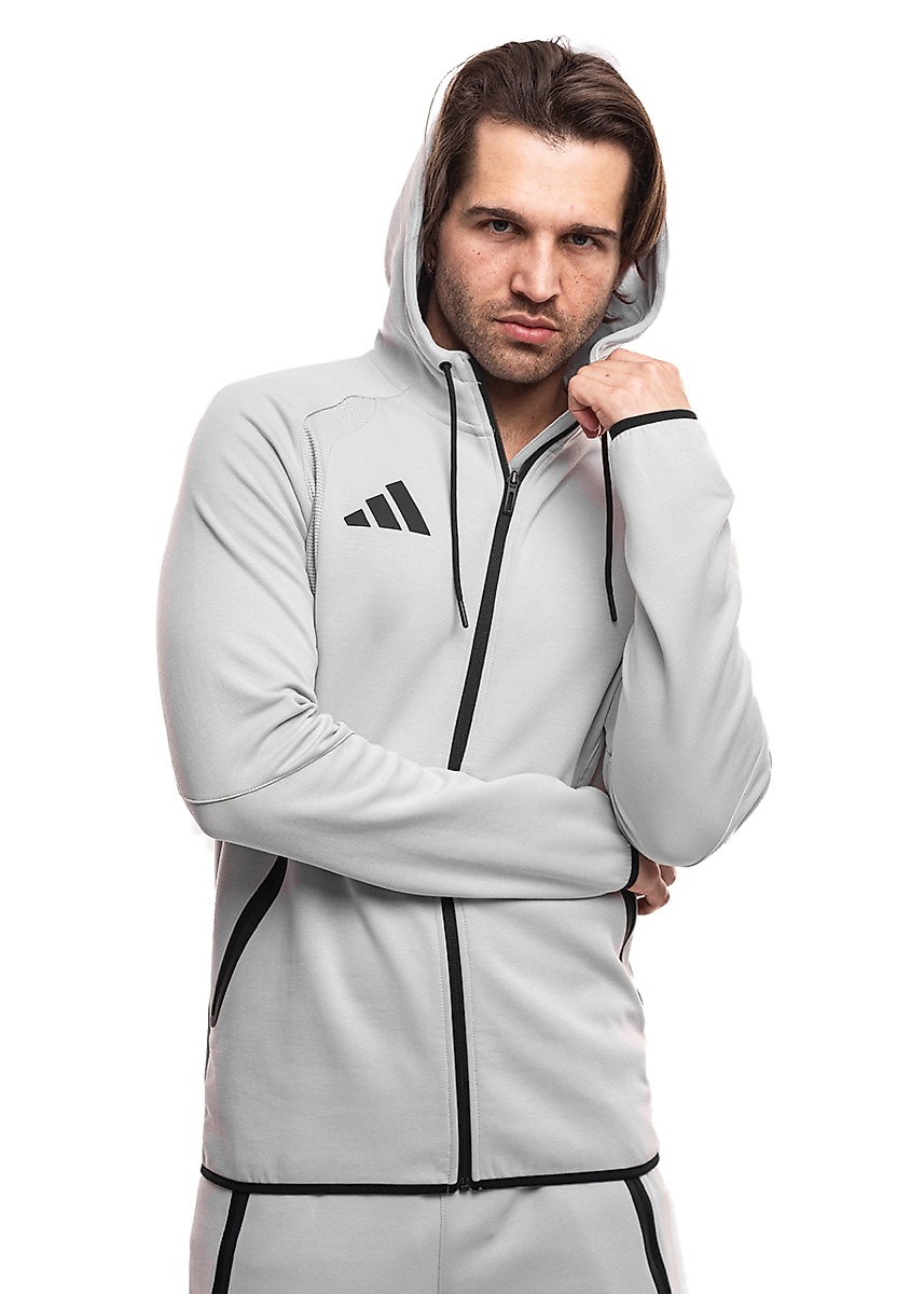 Férfi pulóver adidas Tiro 26 Travel Sweat Hoodie szürke KF6077
