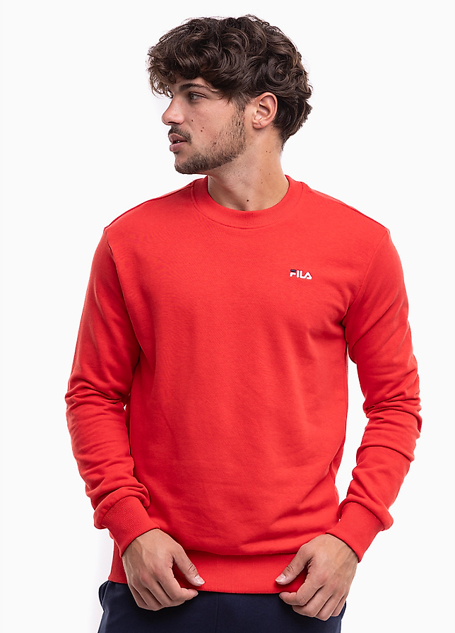 Fila Férfi pulóver Leverano Regular Crew Sweat FAM0876 30002 Fila Férfi pulóver Leverano Regular Crew Sweat FAM0876 30002