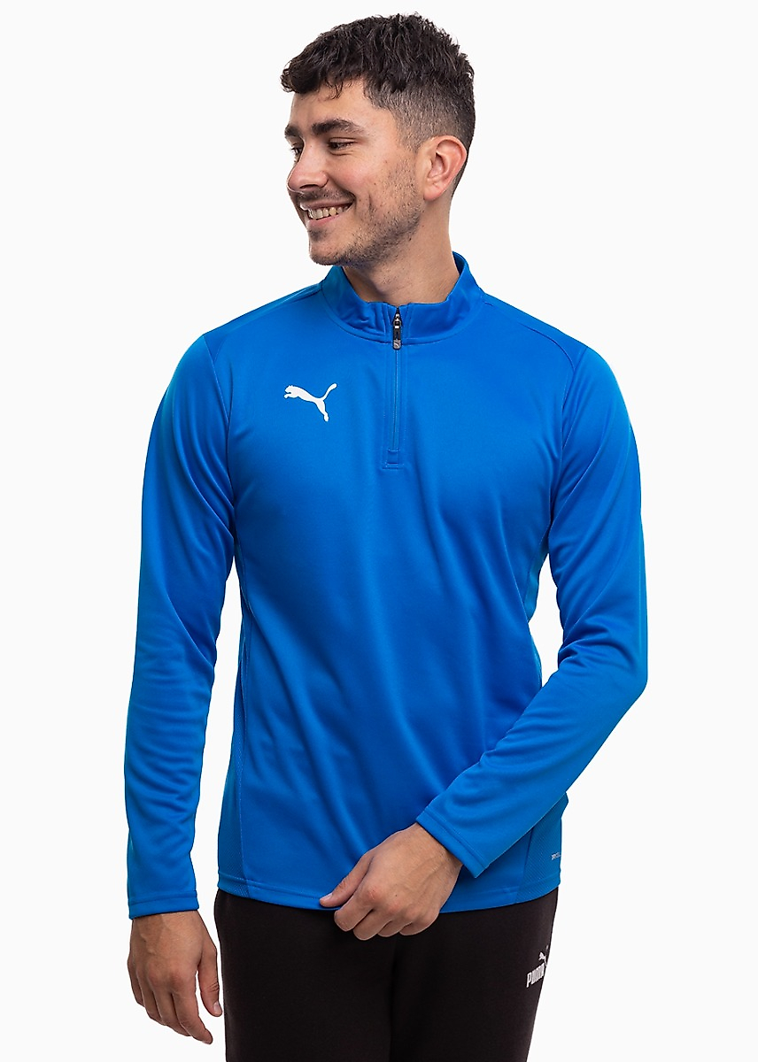 PUMA Férfi pulóver TeamGoal Training 1/4 Zip Top 658629 02