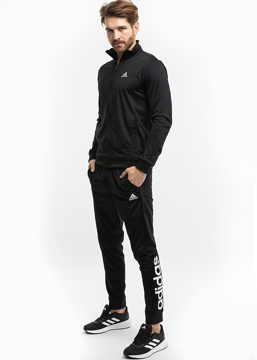 adidas Dres męski Linear Logo Tricot Track Suit IC6775