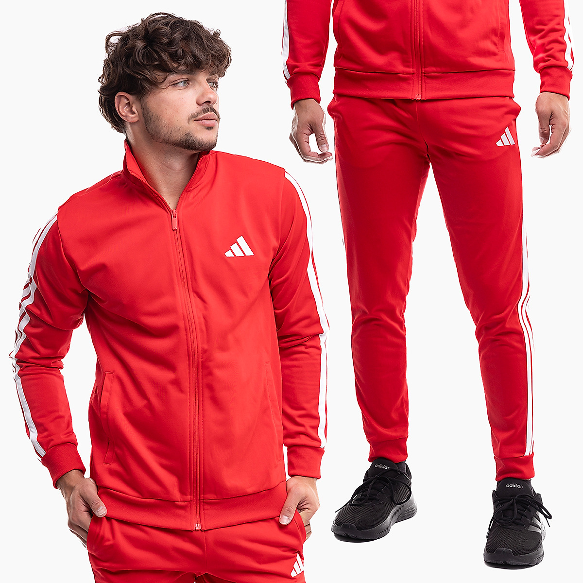adidas Férfi tréningruha Sportswear Basic 3-Stripes Tricot JX8731