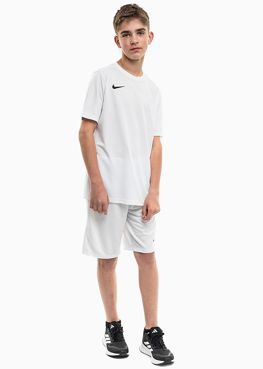 Nike dziecięcy strój sportowy koszulka spodenki Dry Park VII JSY SS BV6741 100/BV6865 100
