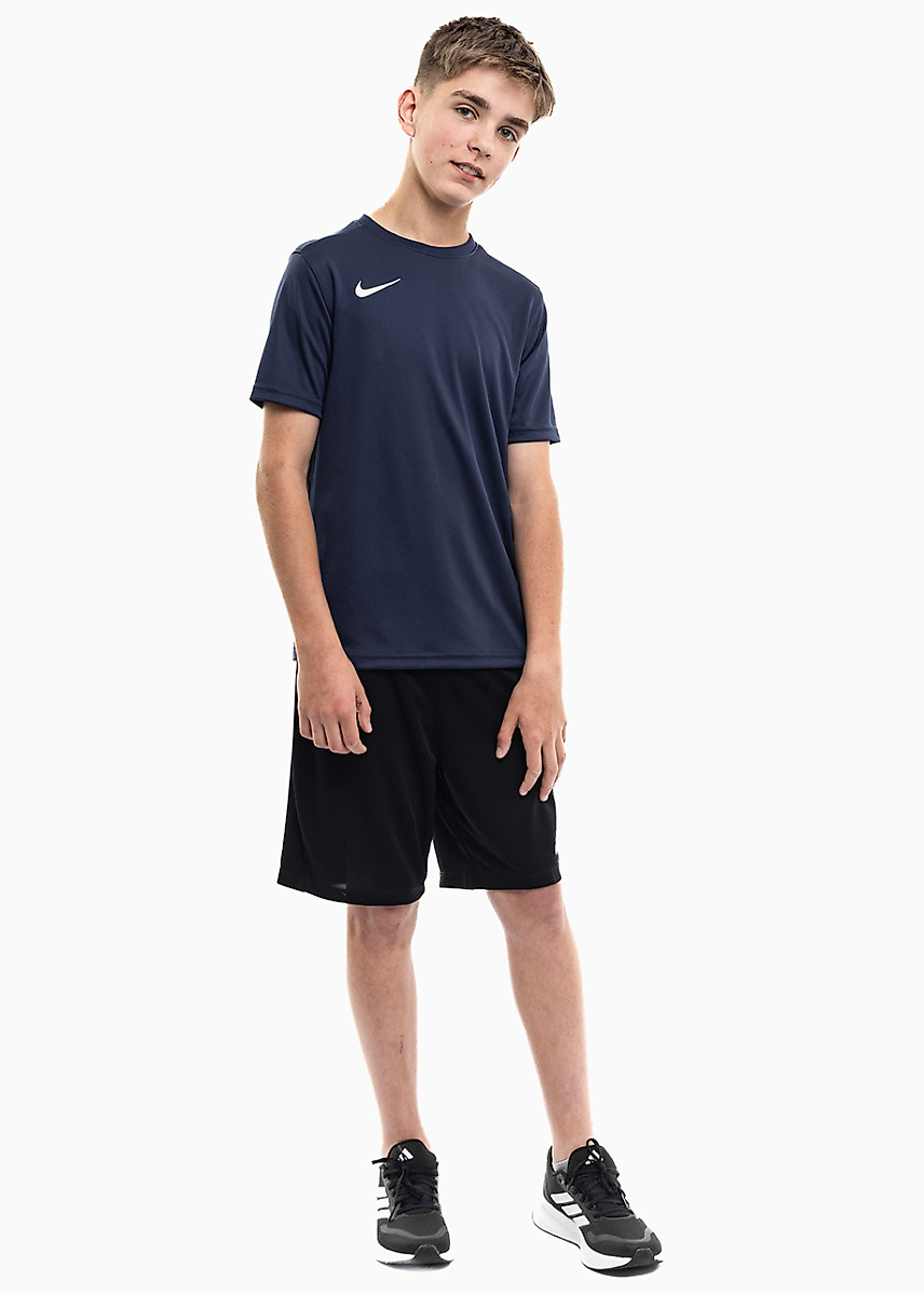 Nike dziecięcy strój sportowy koszulka spodenki Dry Park VII JSY SS BV6741 410/BV6865 010