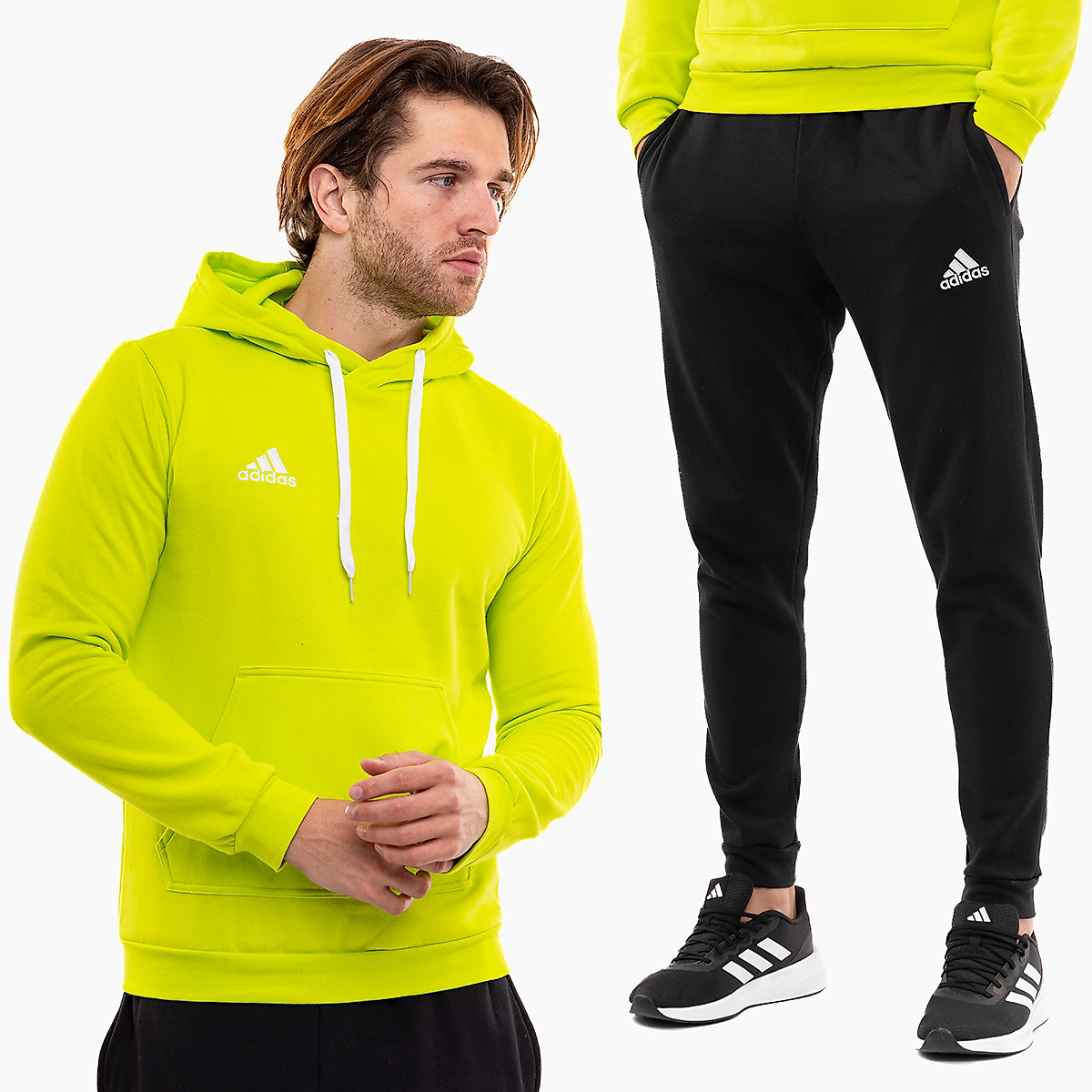 adidas Férfi melegítőszett Entrada 22 Hoody HC5083/HB0574