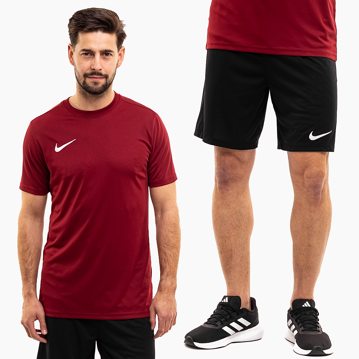 Nike Férfi sport szett Dry Park VII JSY SS BV6708 677/BV6855 010