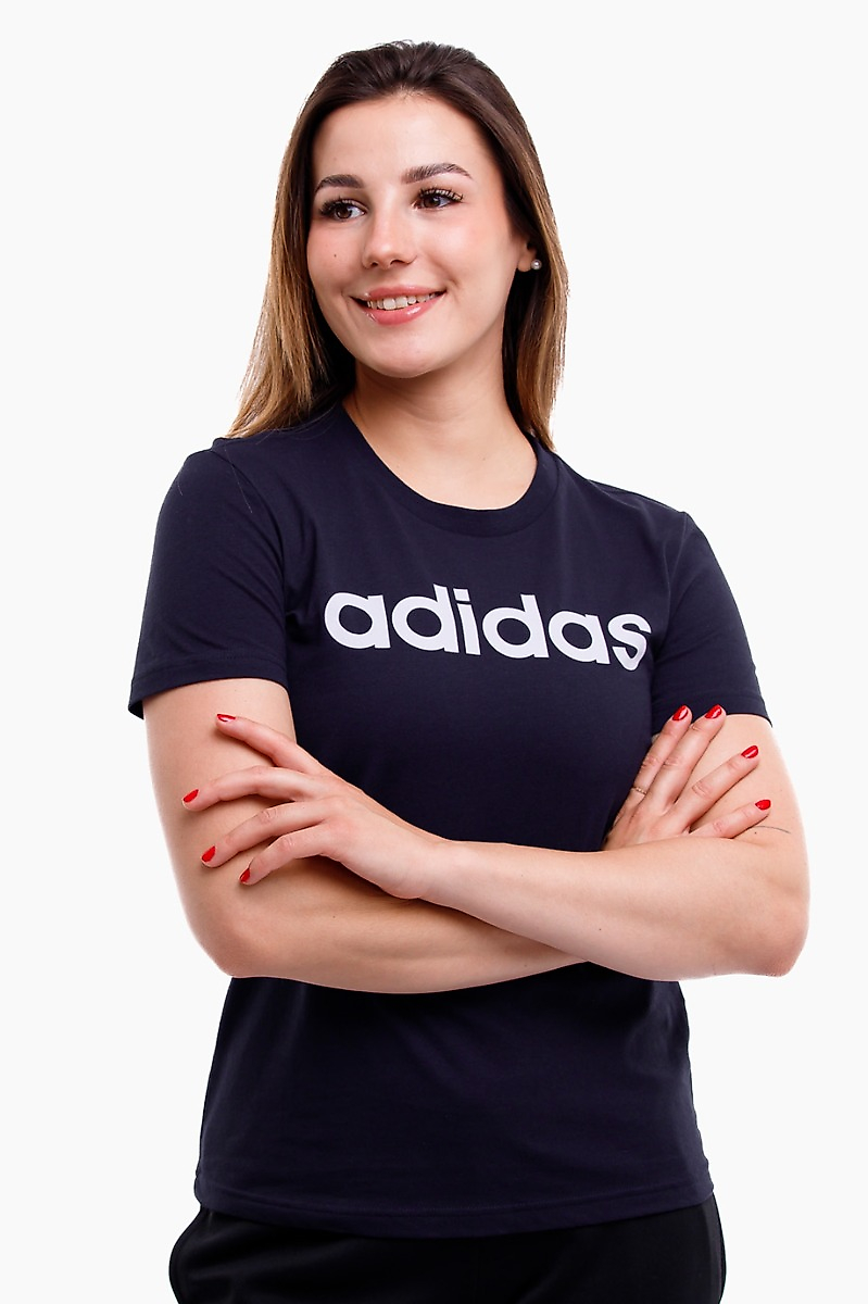 adidas koszulka damska Essentials Linear Slim Tee H07833
