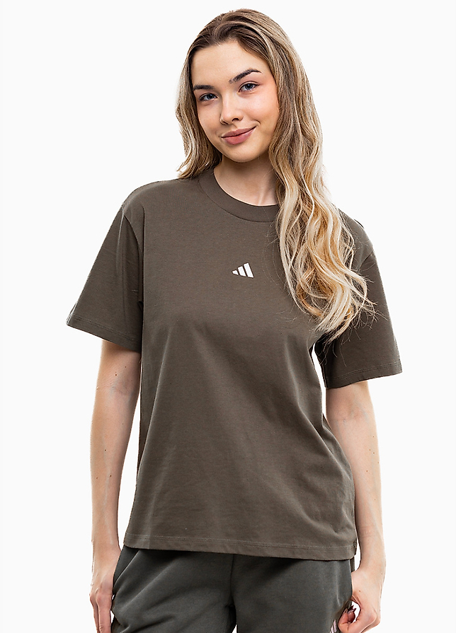 adidas Koszulka damska Essentials Small Logo Cotton JI6074 adidas Koszulka damska Essentials Small Logo Cotton JI6074