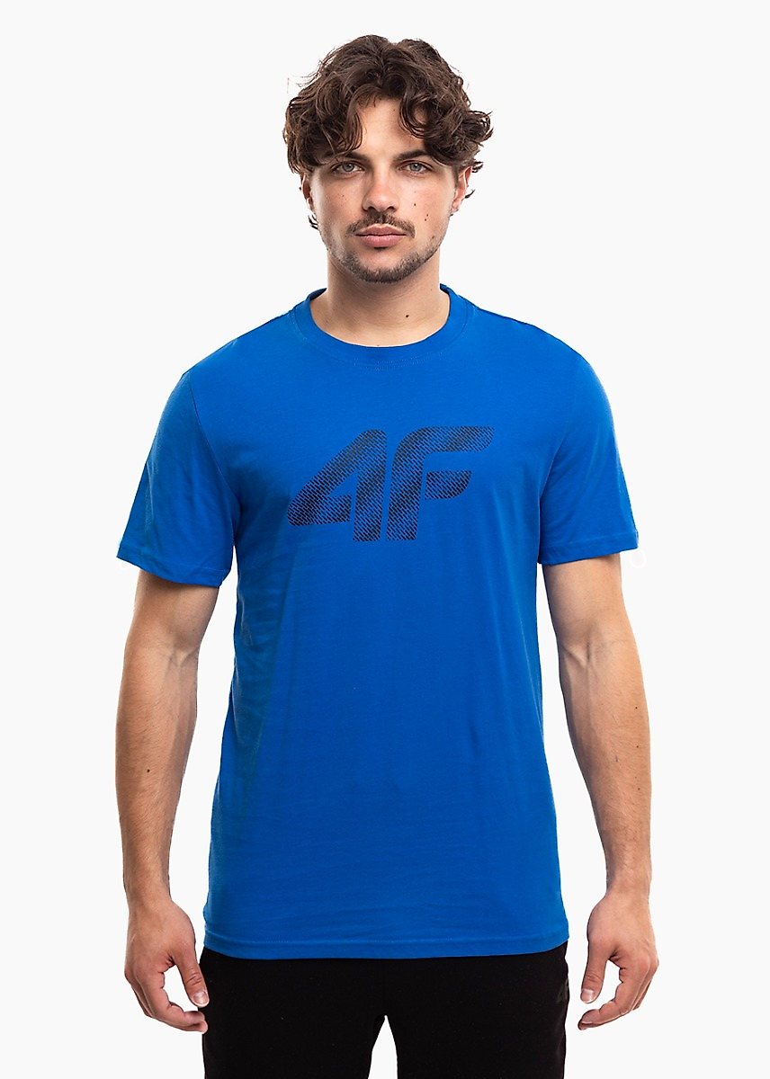 Férfi póló 4F M3342 kék 4FWMM00TTSHM3342 33S
