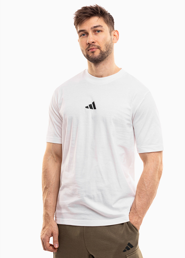 adidas Koszulka męska Essentials Small Logo Single Jersey JF1092 adidas Koszulka męska Essentials Small Logo Single Jersey JF1092