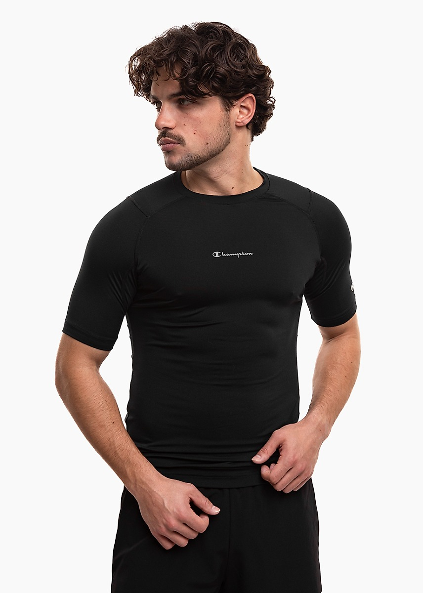 Férfi póló Champion SS Tee fekete 221381 KK001