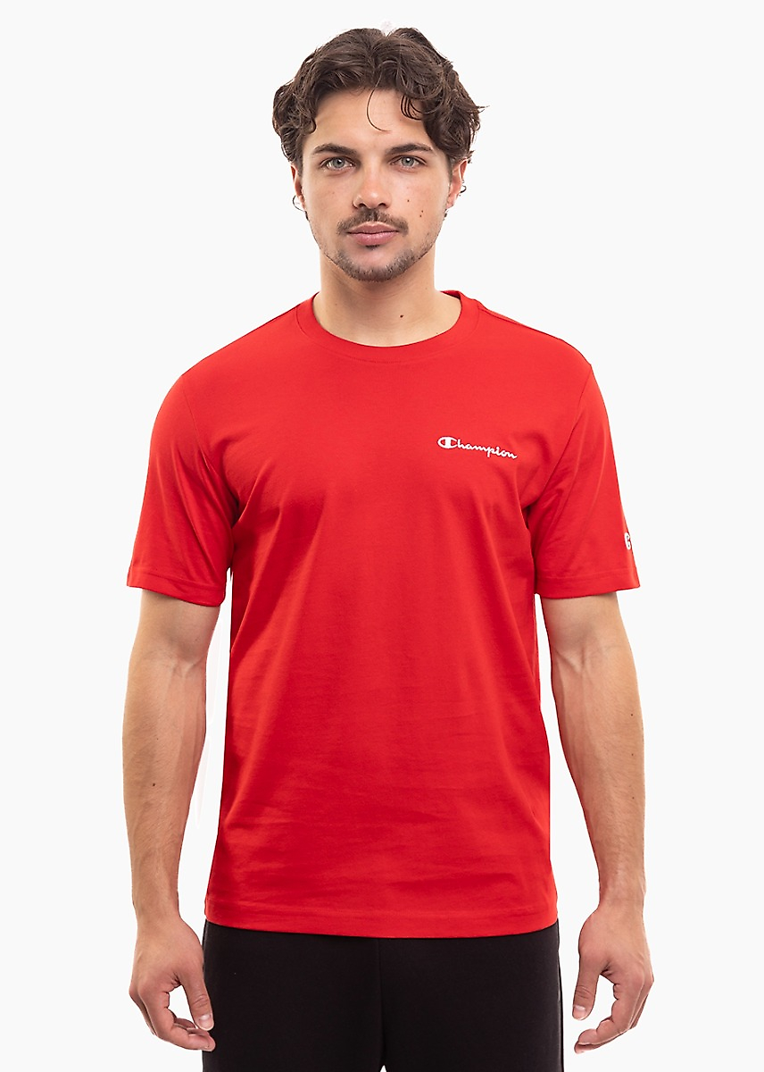 Férfi póló Champion SS Tee piros 221798 RS067