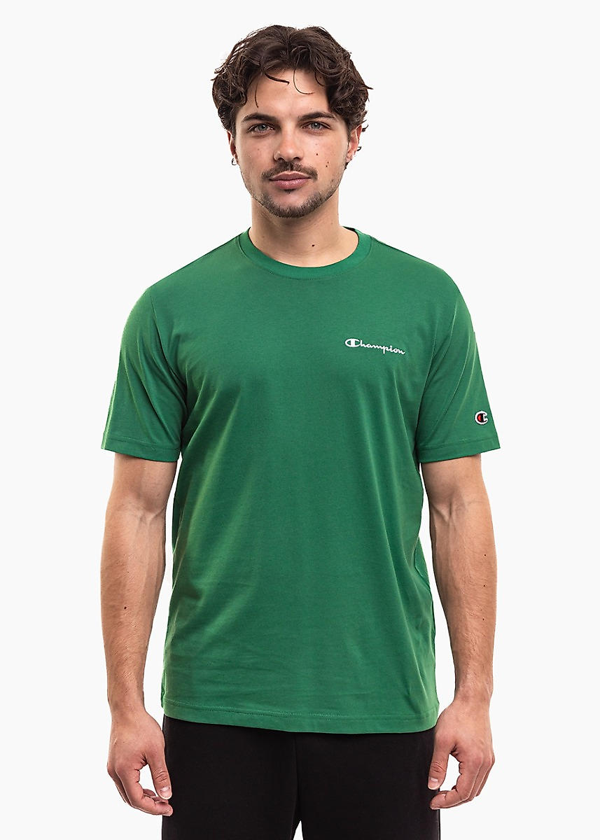 Férfi póló Champion SS Tee zöld 221798 GS108