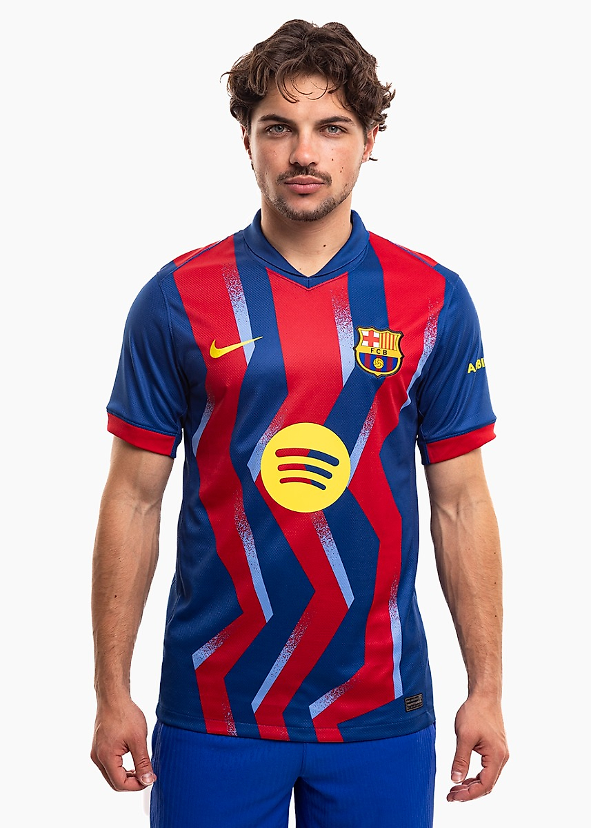 Férfi póló Nike FC Barcelona Stadium 2025/26 sötétkék-bordó FZ1304 432