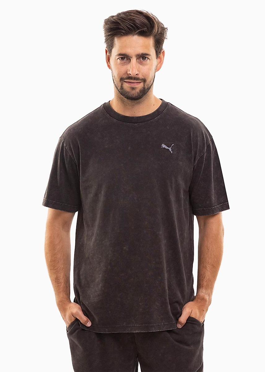 PUMA Férfi póló Ess Elevated Relaxed Wash Tee 688048 01