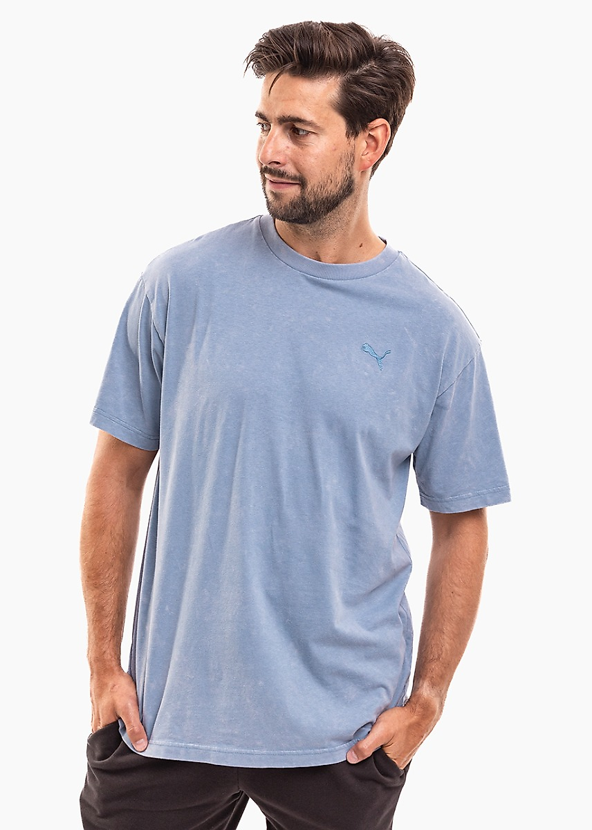 PUMA Férfi póló Ess Elevated Relaxed Wash Tee 688048 34