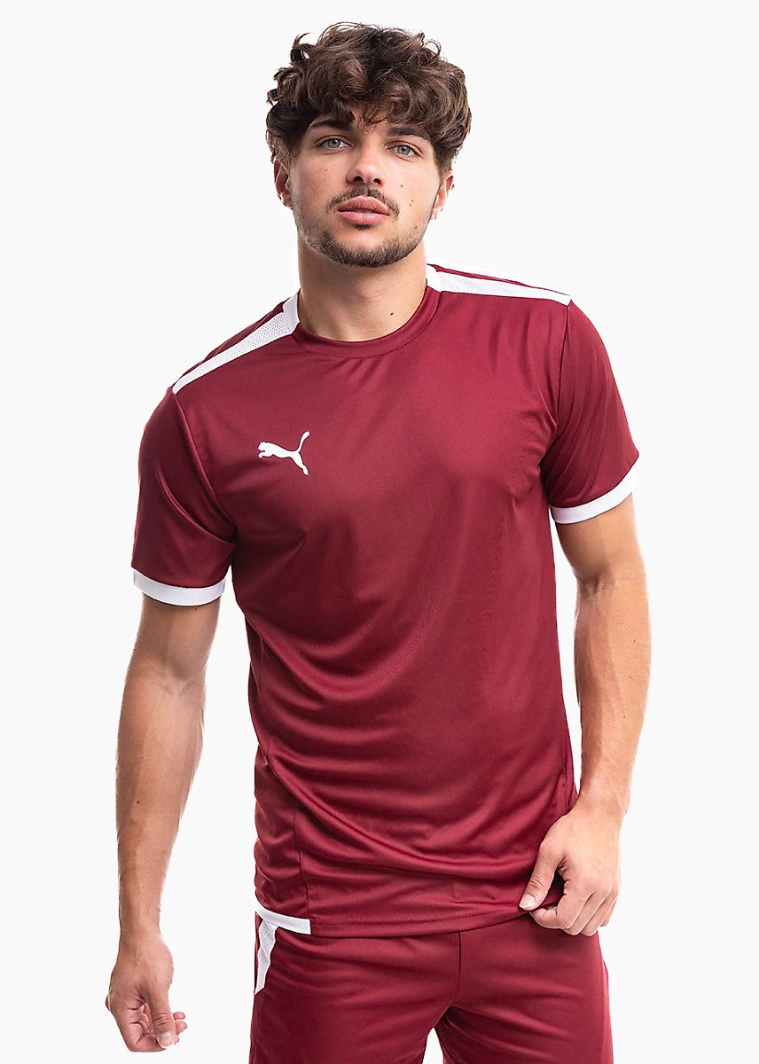 PUMA Férfi póló teamLIGA Jersey 704917 09