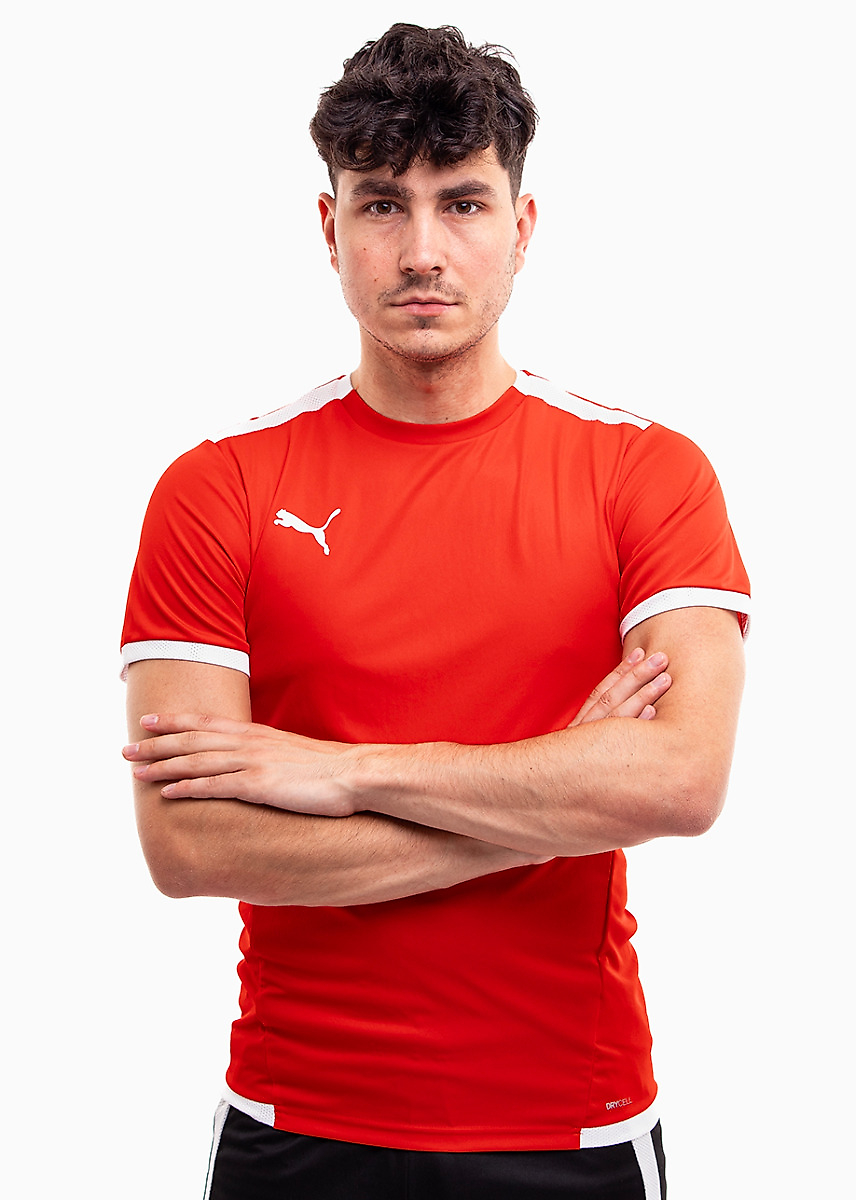 PUMA Férfi póló teamLIGA Jersey 704917 01