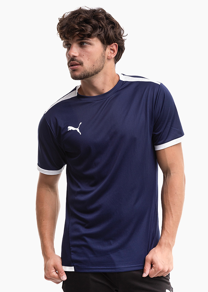PUMA Férfi póló teamLIGA Jersey 704917 06