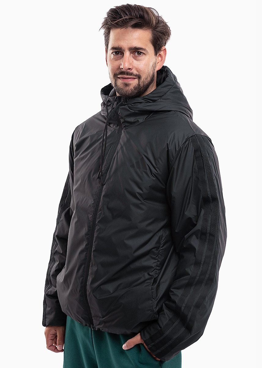 adidas Férfi kabát Essentials Climawarm 3 Stripes Insulated Hooded KB8149
