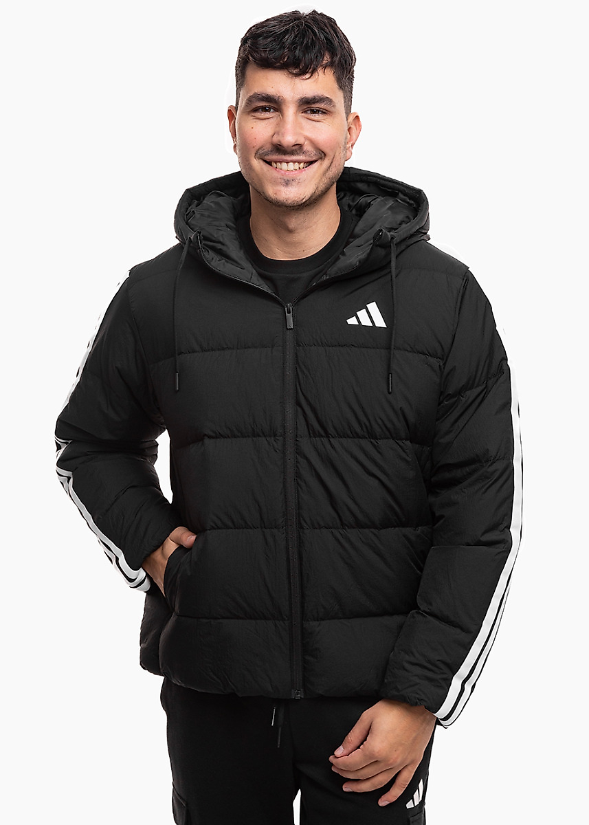 adidas Férfi kabát Essentials Climawarm 3 Stripes Puffer Down Hooded JM4165