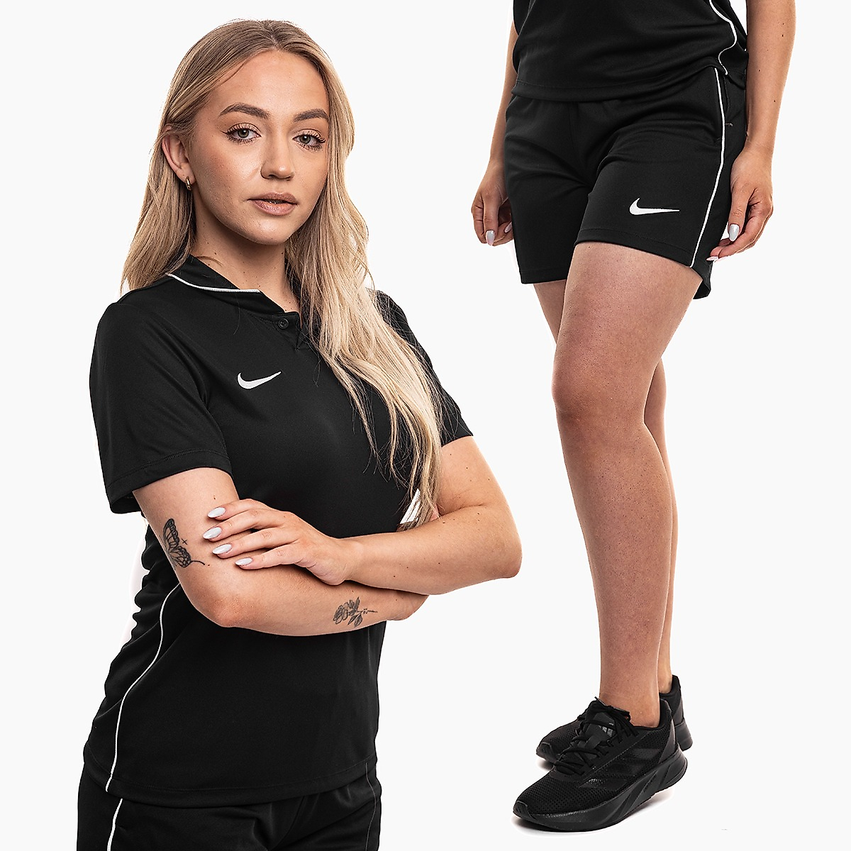Nike női sportszett mez rövidnadrág Dri Fit Park 26 Polo HM7150 010/HM7162 010
