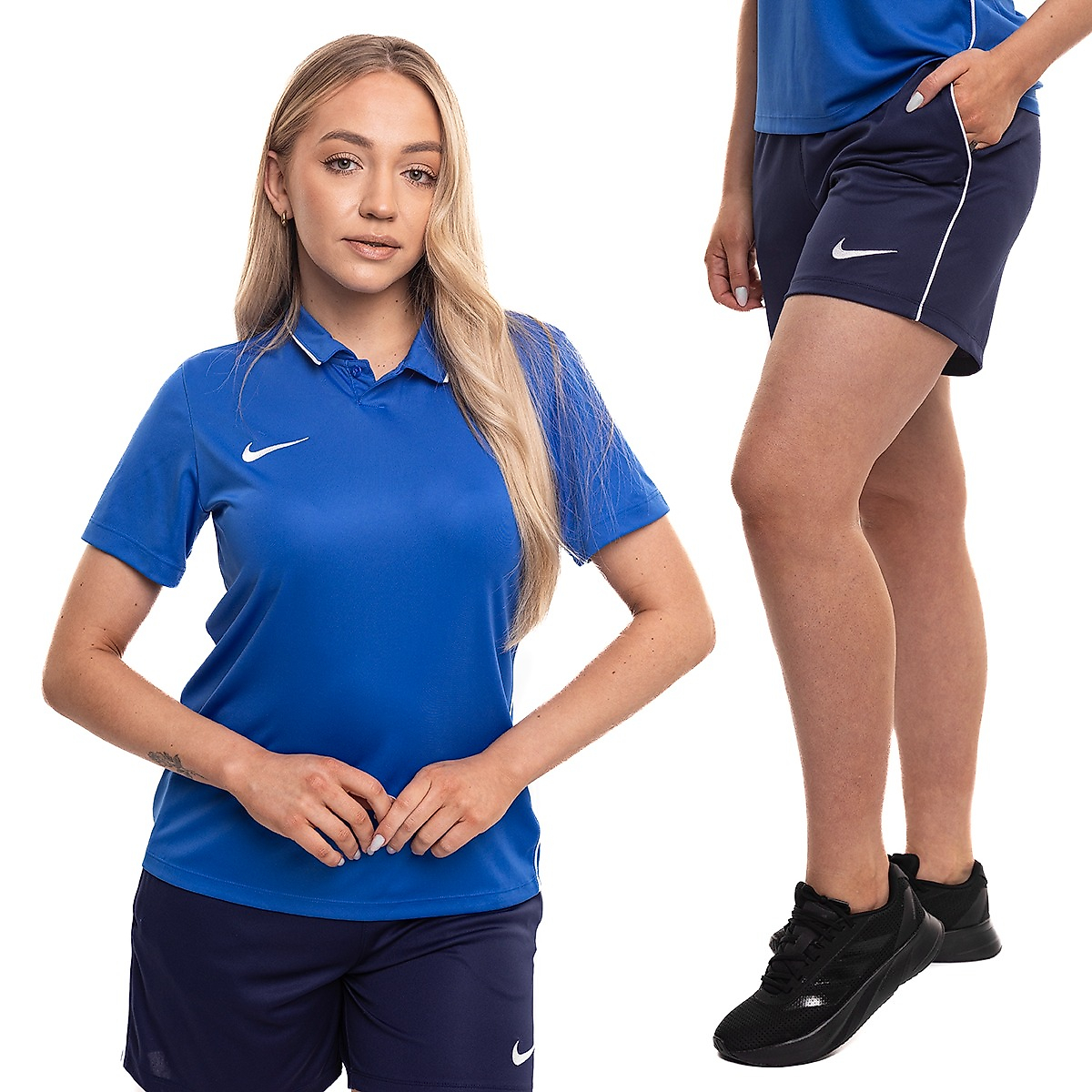 Nike női sportszett mez rövidnadrág Dri Fit Park 26 Polo HM7150 463/HM7162 410