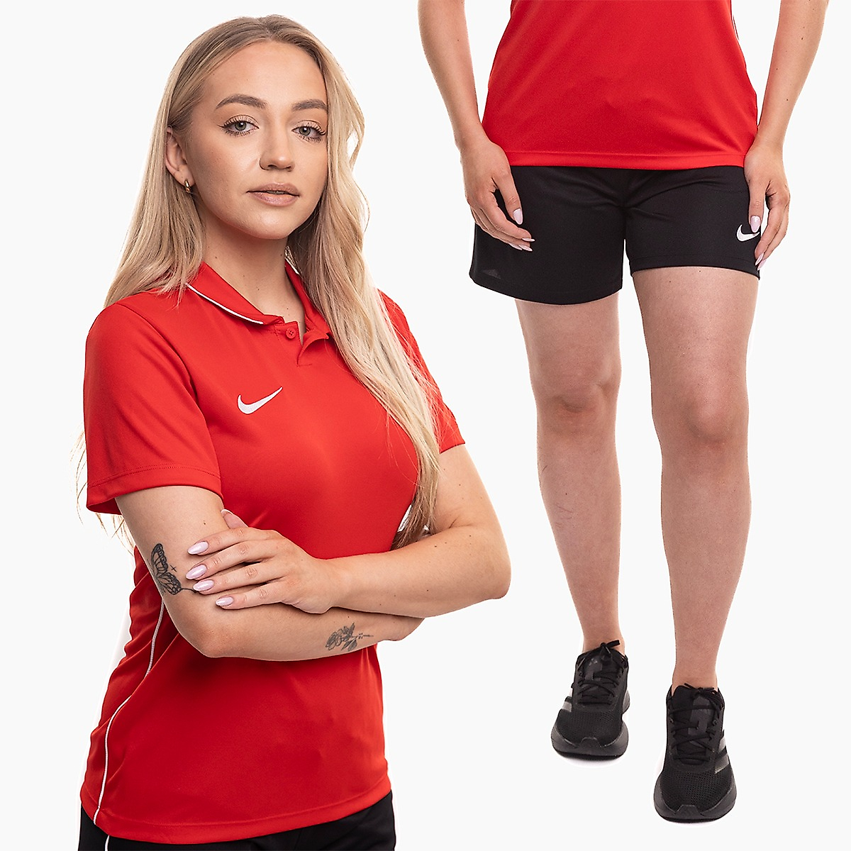 Nike női sportszett mez rövidnadrág Dri Fit Park 26 Polo HM7150 657/HM7162 010