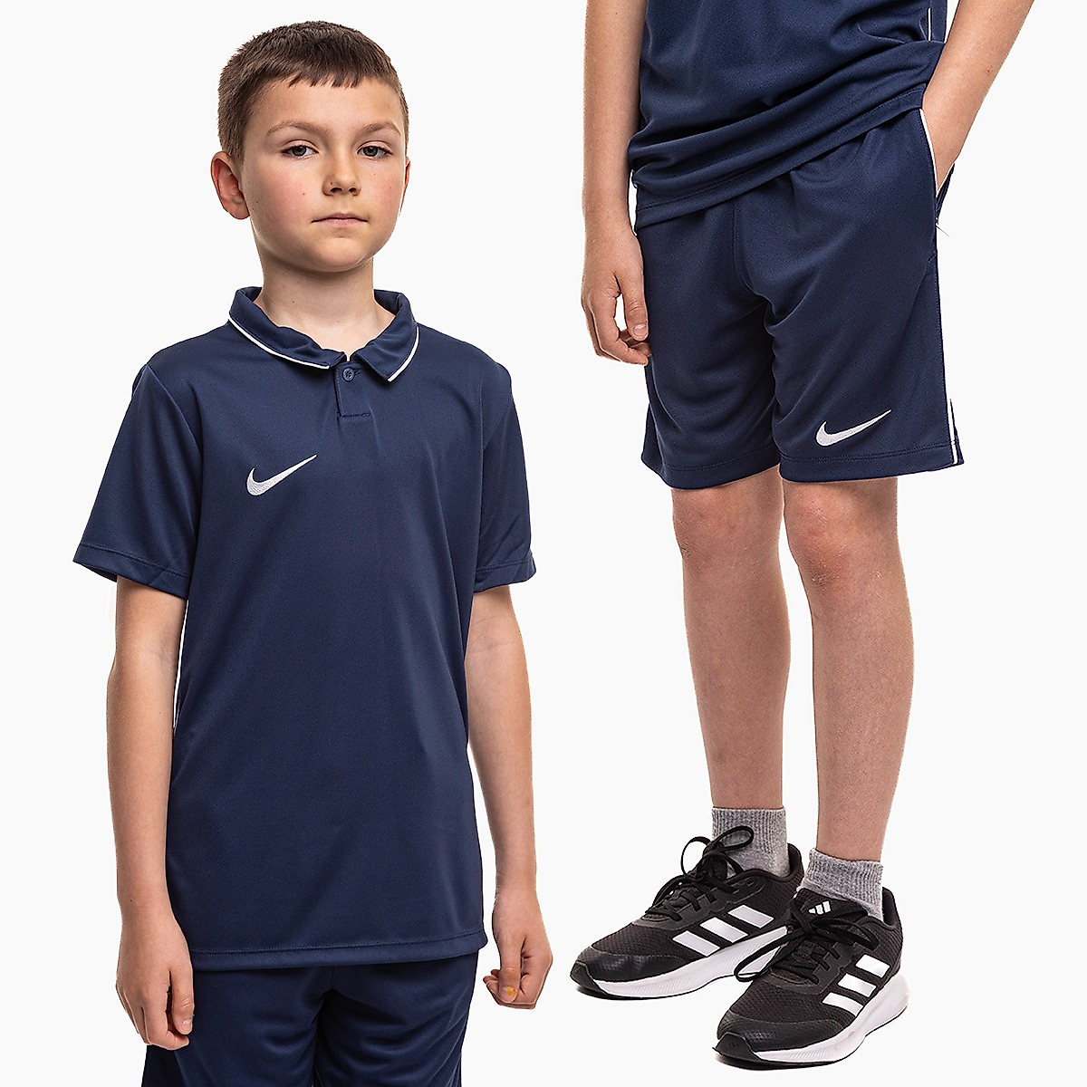 Nike Gyerek sport szett Dri Fit Park 26 Polo HM7145 410/HM7164 410