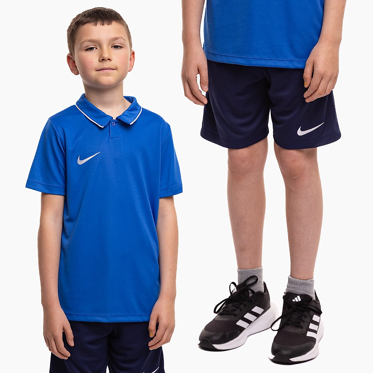 Nike Gyerek sport szett Dri Fit Park 26 Polo HM7145 463/HM7164 410
