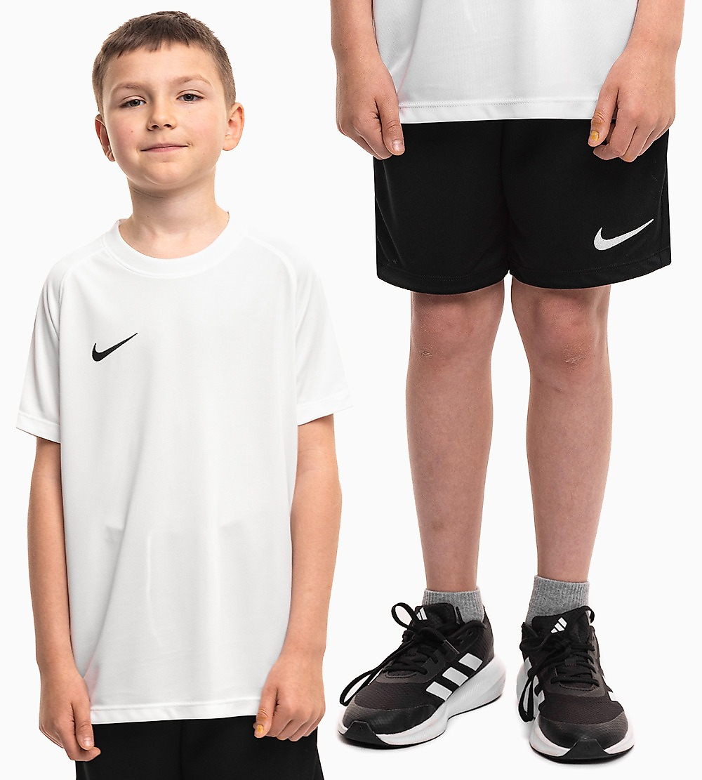 Nike Gyerek sportszett póló rövidnadrág Dri Fit Park VIII HV8182 100/BV6865 010