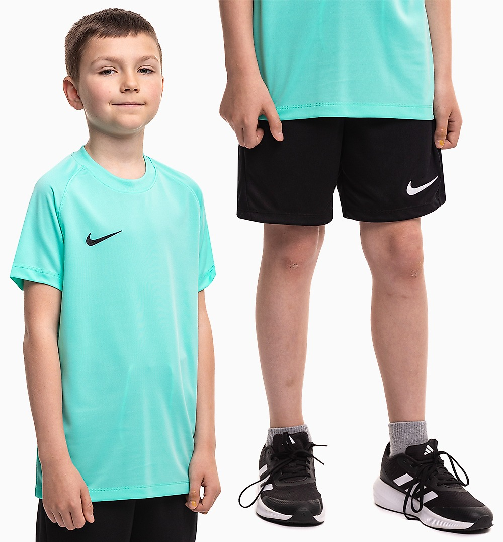 Nike Gyerek sportszett póló rövidnadrág Dri Fit Park VIII HV8182 354/BV6865 010