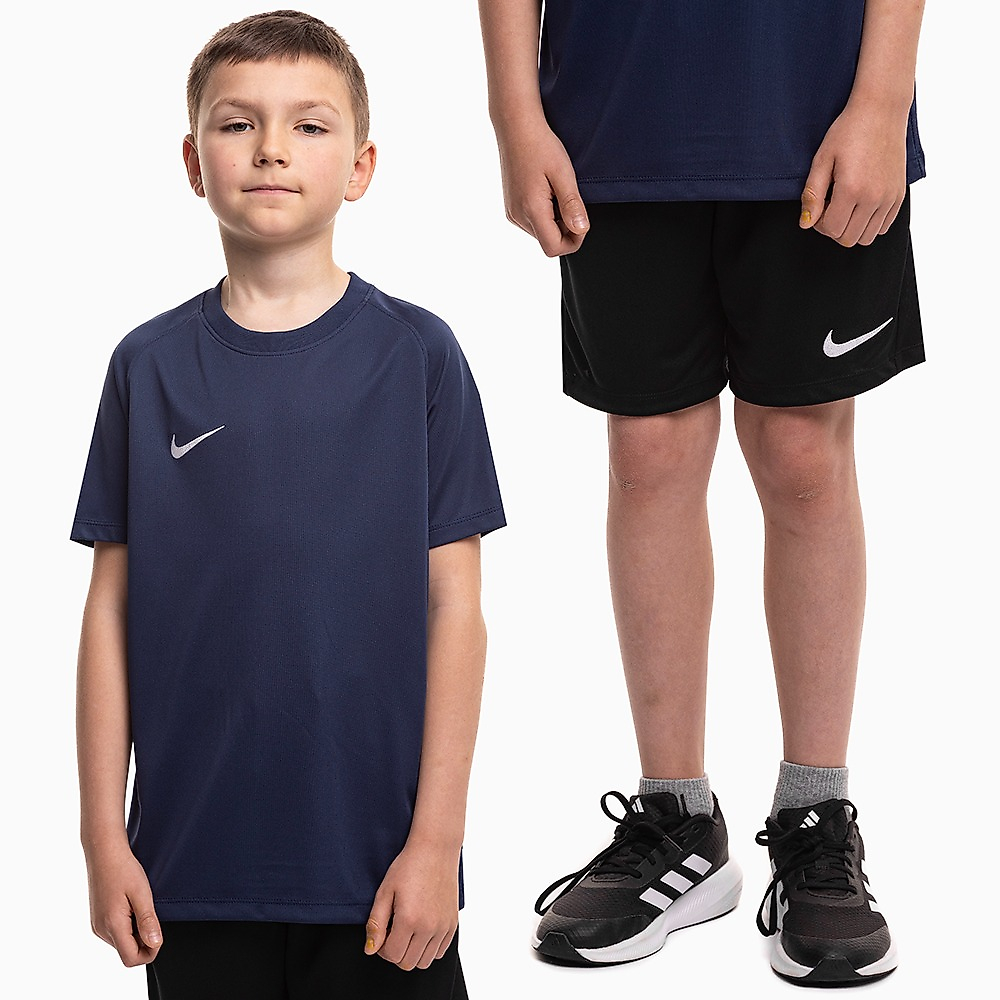 Nike Gyerek sportszett póló rövidnadrág Dri Fit Park VIII HV8182 410/BV6865 010