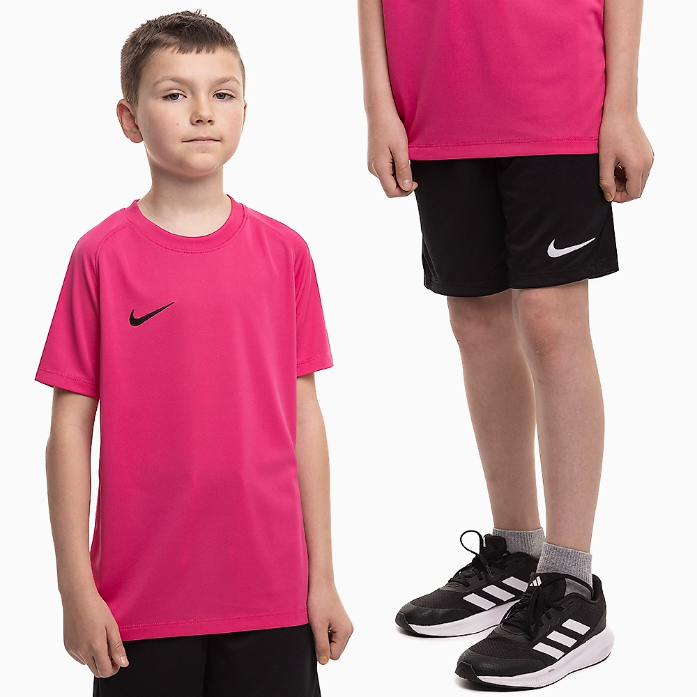 Nike Gyerek sportszett póló rövidnadrág Dri Fit Park VIII HV8182 616/BV6865 010