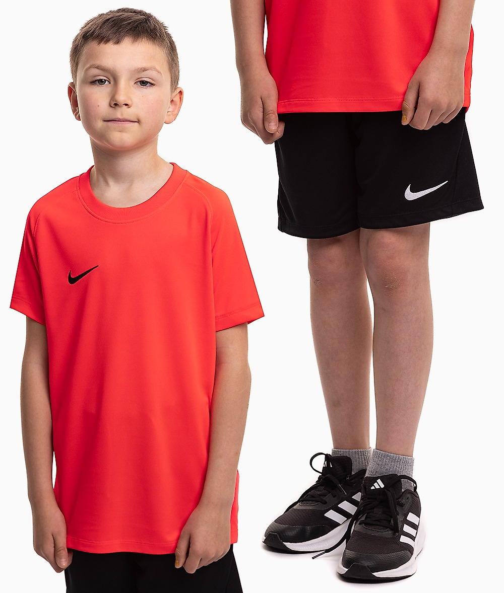 Nike Gyerek sportszett póló rövidnadrág Dri Fit Park VIII HV8182 635/BV6865 010