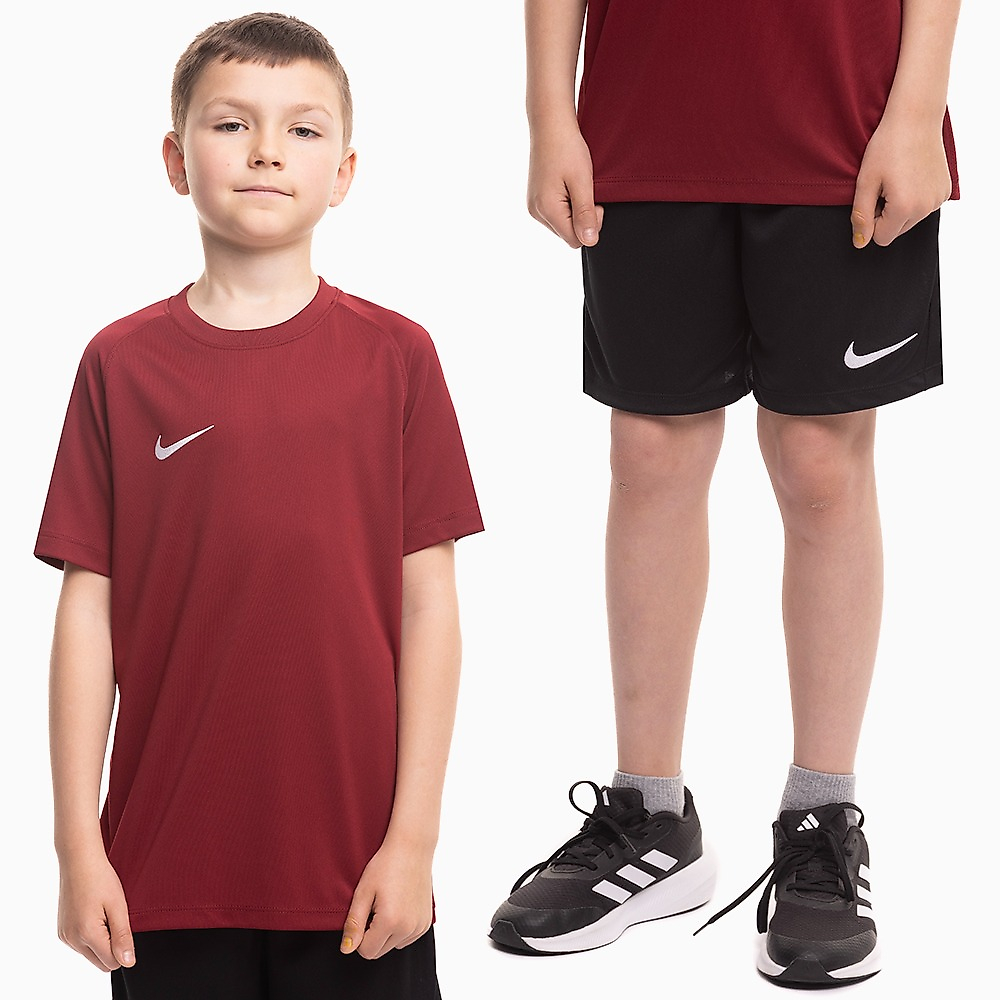 Nike Gyerek sportszett póló rövidnadrág Dri Fit Park VIII HV8182 677/BV6865 010