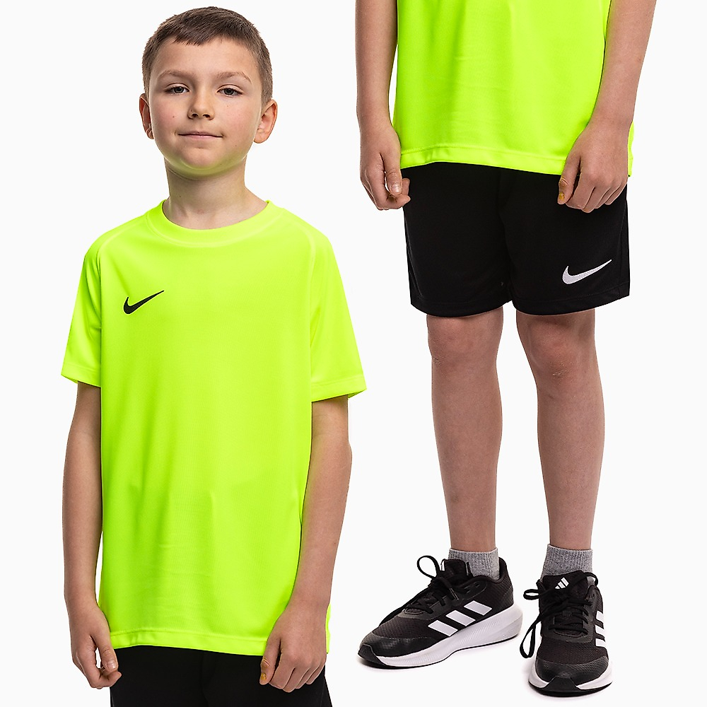 Nike Gyerek sportszett póló rövidnadrág Dri Fit Park VIII HV8182 702/BV6865 010