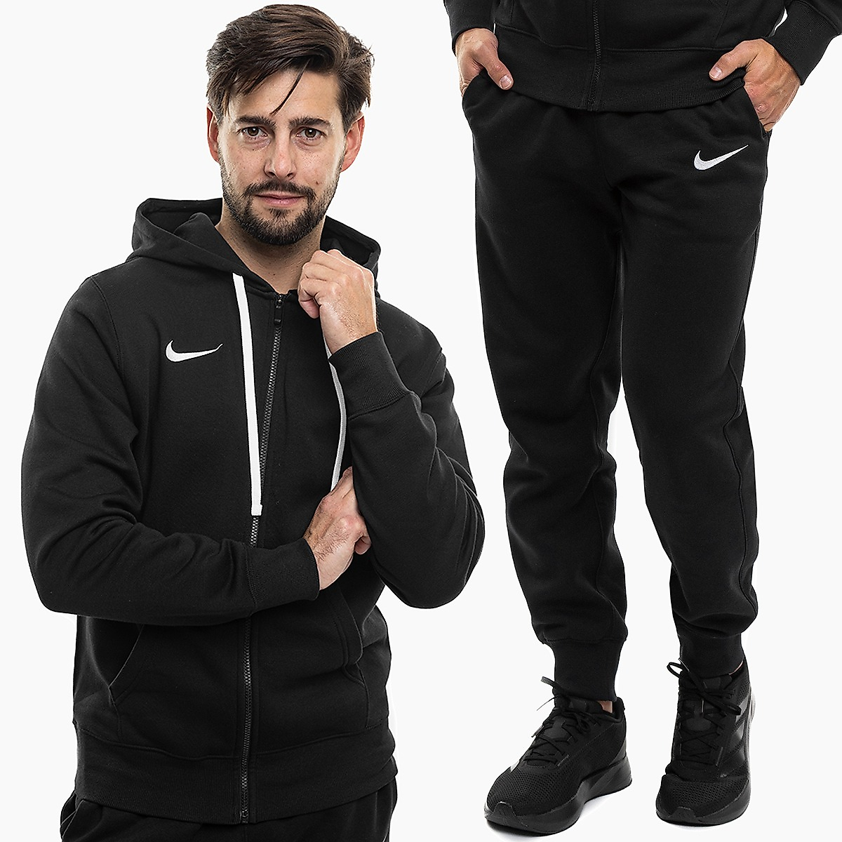 Nike Férfi tréningruha Park 26 Fleece Full-Zip Hoodie IB1228 010/IB1248 010
