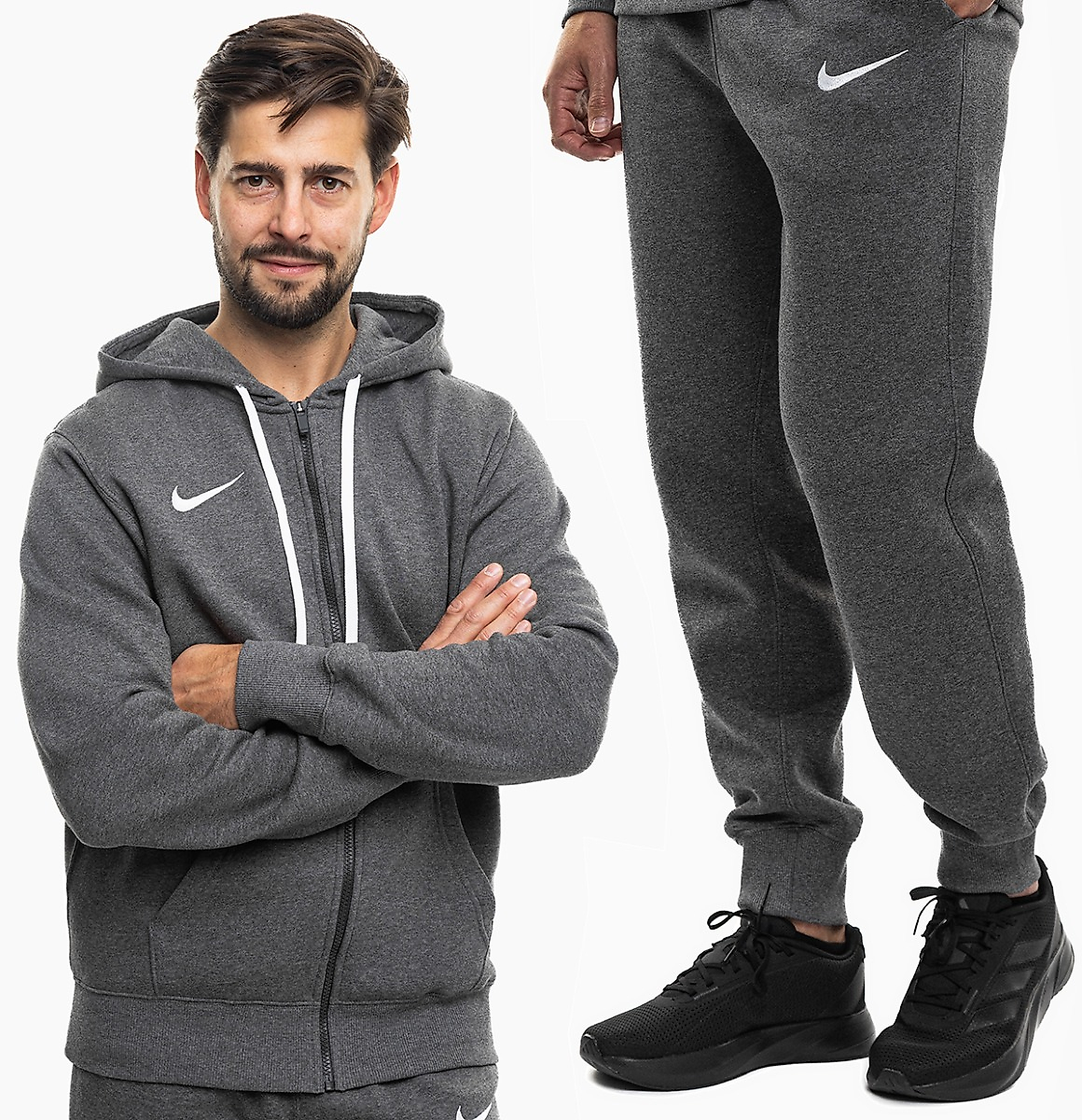Nike Férfi tréningruha Park 26 Fleece Full-Zip Hoodie IB1228 071/IB1248 071