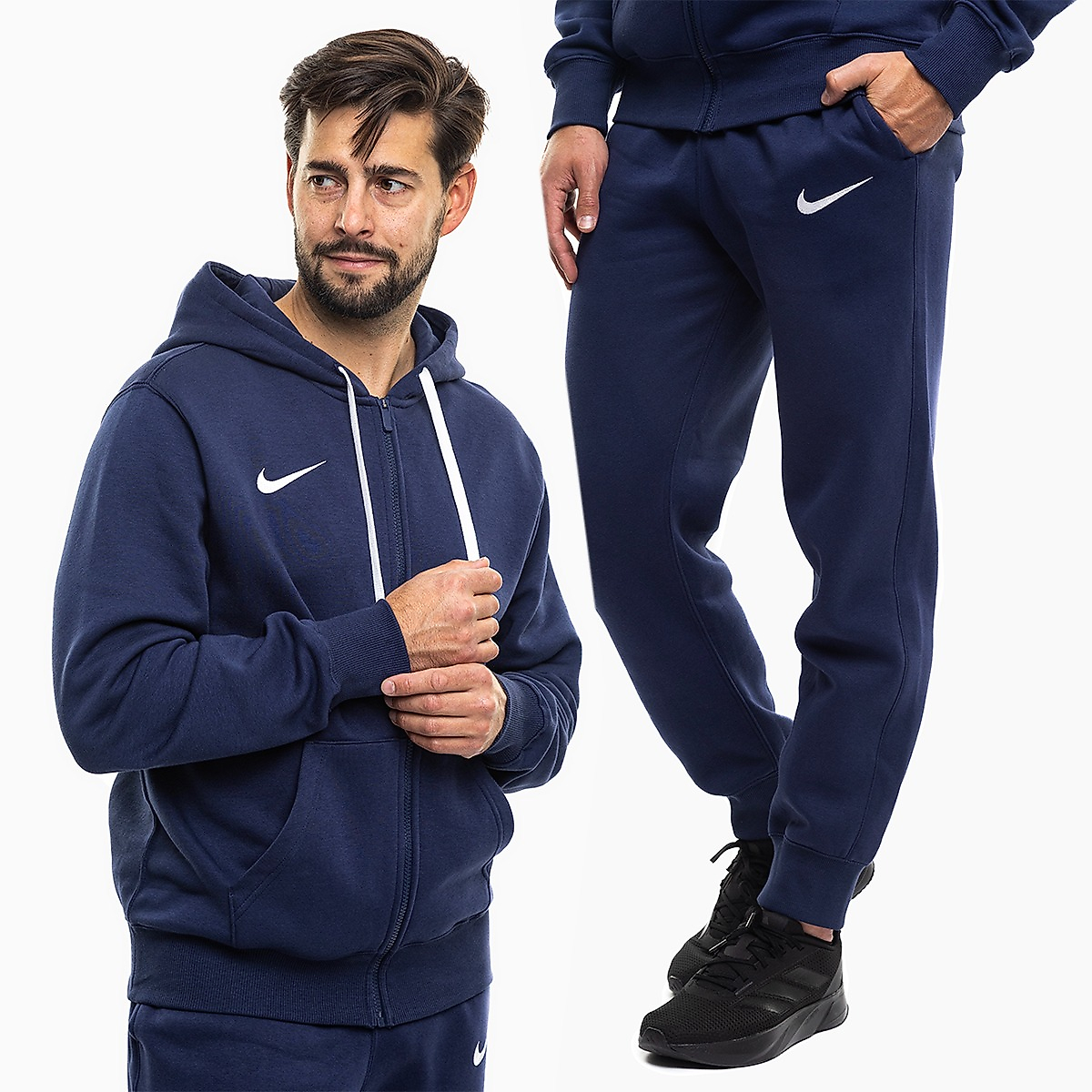 Nike Férfi tréningruha Park 26 Fleece Full-Zip Hoodie IB1228 410/IB1248 410
